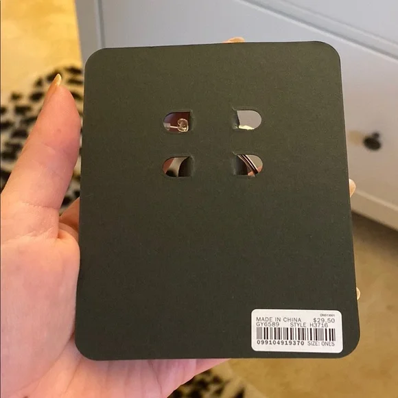 J.Crew Silver Hoop Earrings - Picture 3 of 3